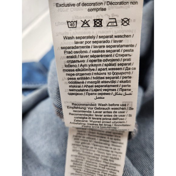 Aligne Gabriella Women's Long Sleeve Midi Denim Dress, Sz UK18 US14, Light Wash - Picture 15 of 15